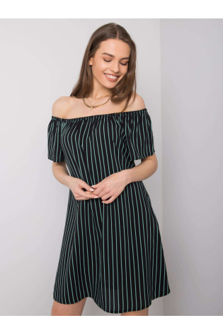 Suknelė - D73771M30145F - juoda ir balta