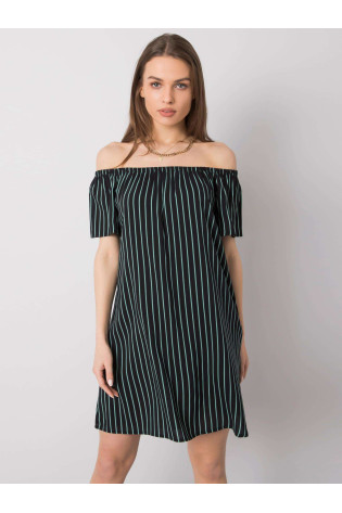 Suknelė - D73771M30145F - juoda ir balta 2