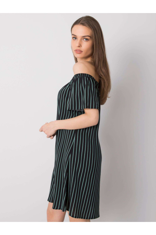 Suknelė - D73771M30145F - juoda ir balta