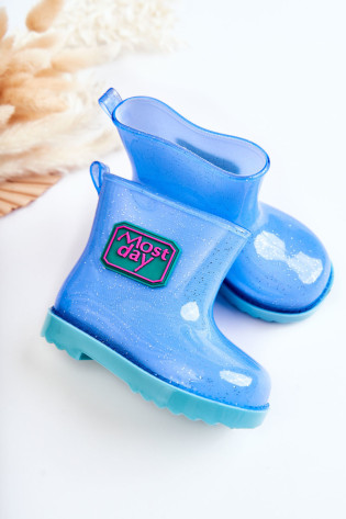 Vaikiški Brocade Galoshes Blue Rain 2