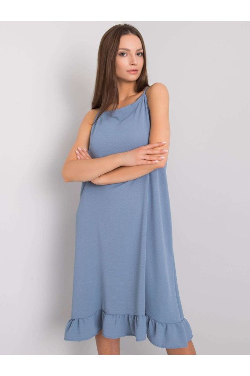 Suknelė-FA-SK-7086.08P-tamsiai mėlyna